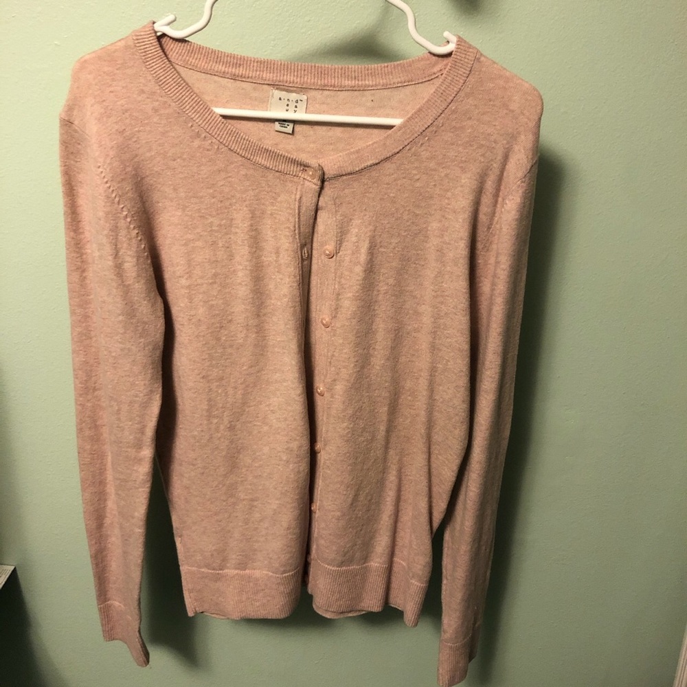 Pink cardigan